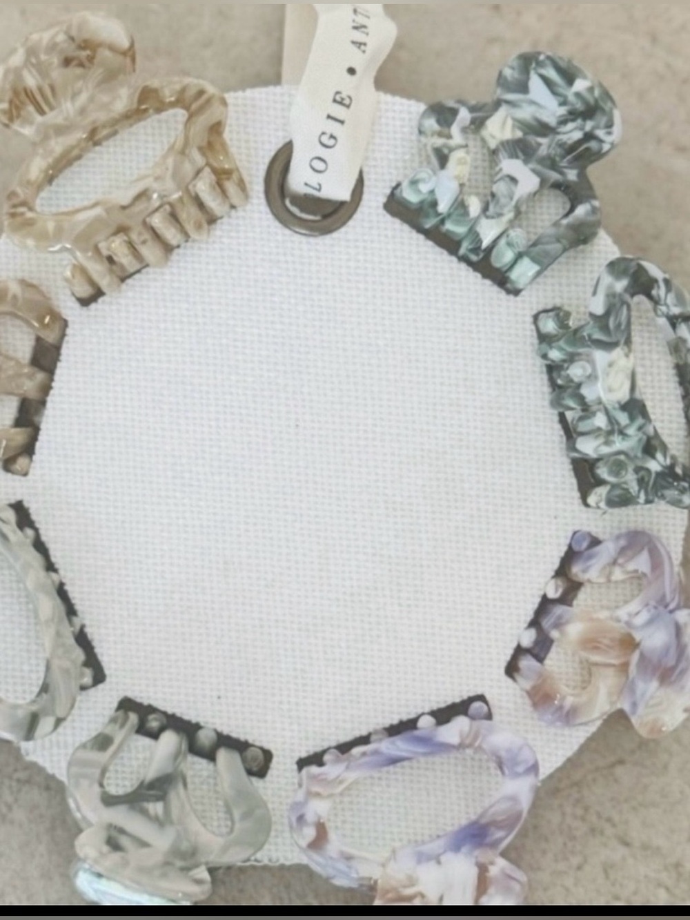 Anthropologie Mini Claw Hair Clip Set - Picture 5 of 5